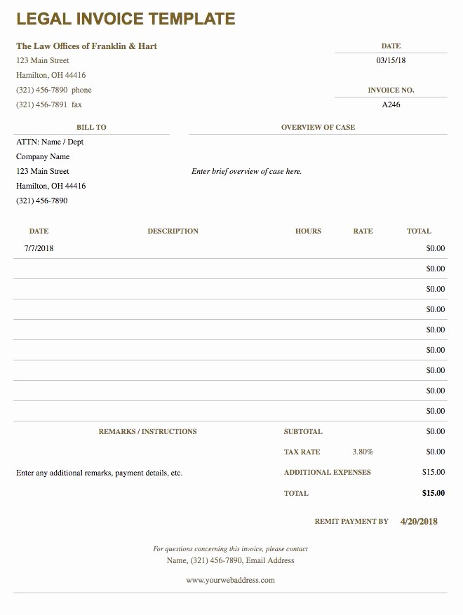 Legal Services Invoice Template Excel Luxury Free Google Docs Invoice Templates