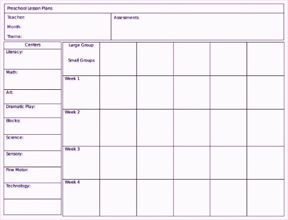 Lesson Plan for Microsoft Word Awesome Free Printable Lesson Plan Template Word format Sample