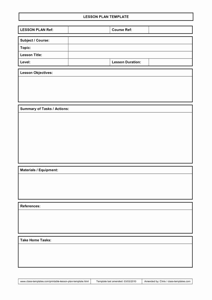 Lesson Plan Template for Adults Beautiful 17 Best Ideas About Printable Templates On Pinterest