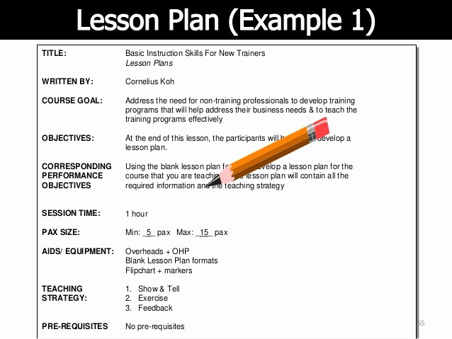 Lesson Plan Template for Adults Luxury Module 2a Lesson Plan Basic Instructional Skills