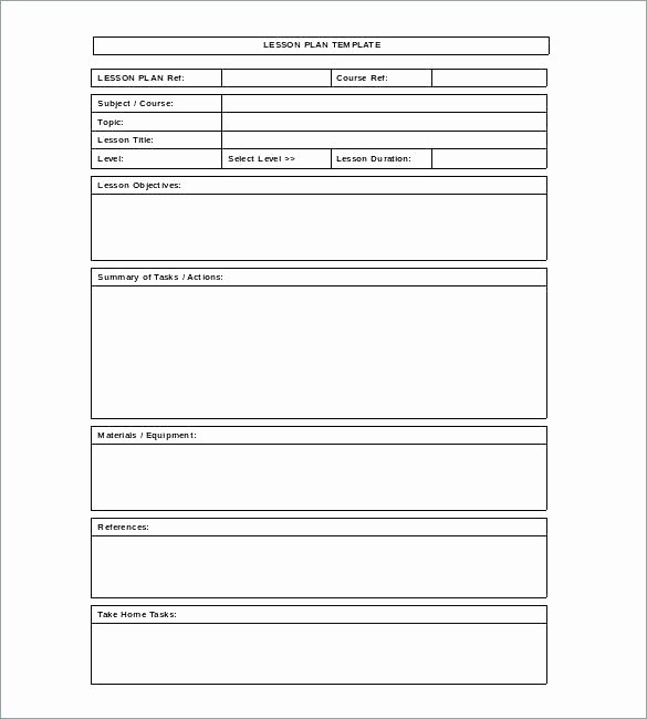 Lesson Plan Template Word Doc Best Of Editable Weekly Lesson Plan Template Pdf Preschool Word