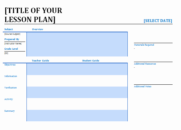 Lesson Plan Template Word Editable Fresh Lesson Plan Template Word Editable Free Download