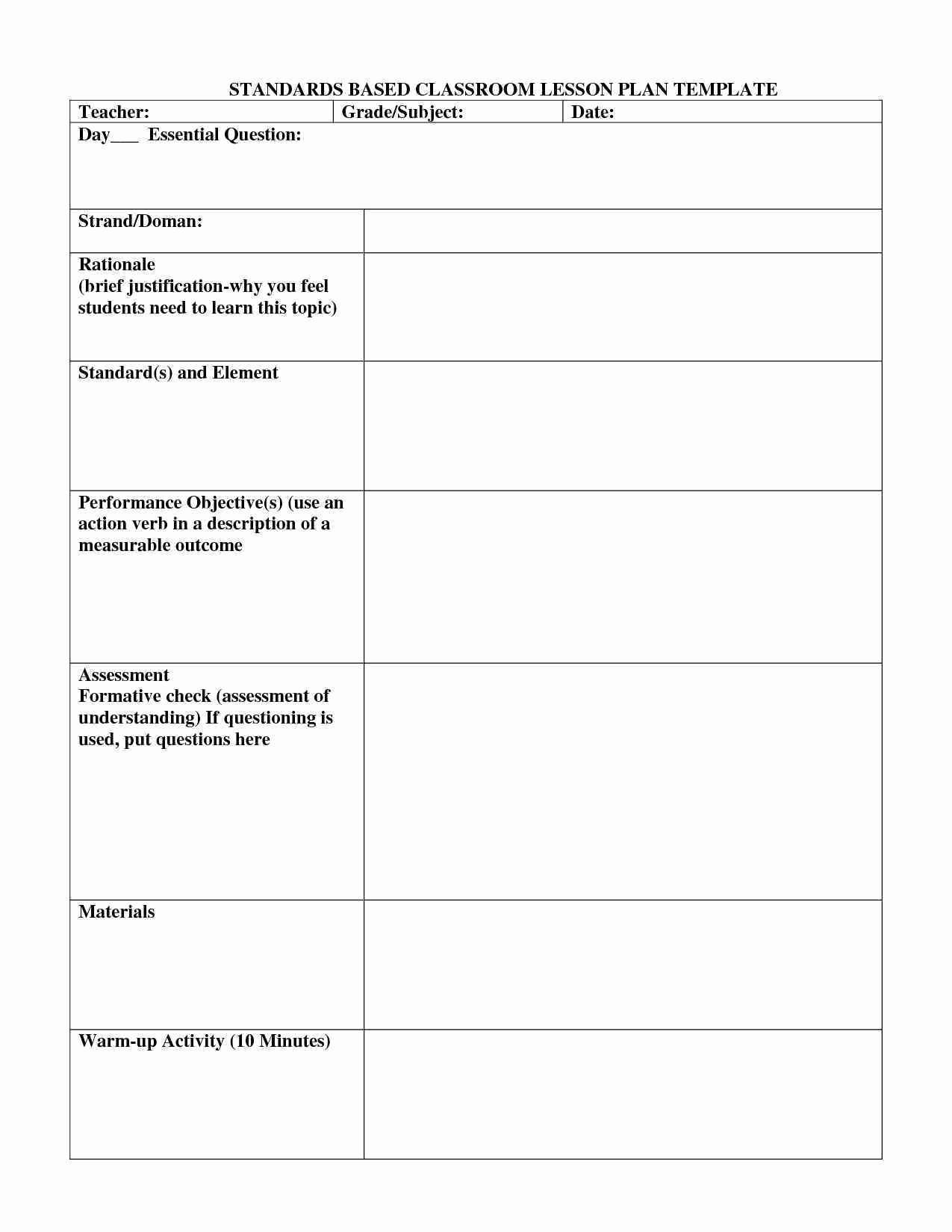 Lesson Plan Template Word Editable Inspirational Pretty Madeline Hunter Lesson Plan Template S
