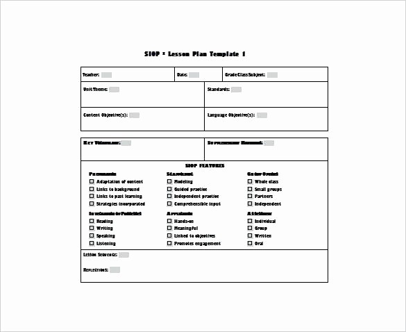 Lesson Plan Template Word Editable New Preschool Weekly Lesson Plan Template Editable Word