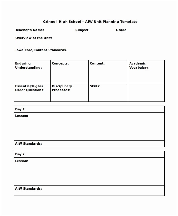 Lesson Plan Templates for Word Inspirational Gradual Release Lesson Plan Template 2018