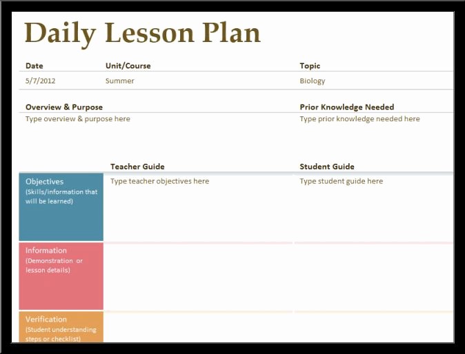 Lesson Plans for Ms Word Lovely Daily Lesson Plan Templatereference Letters Words