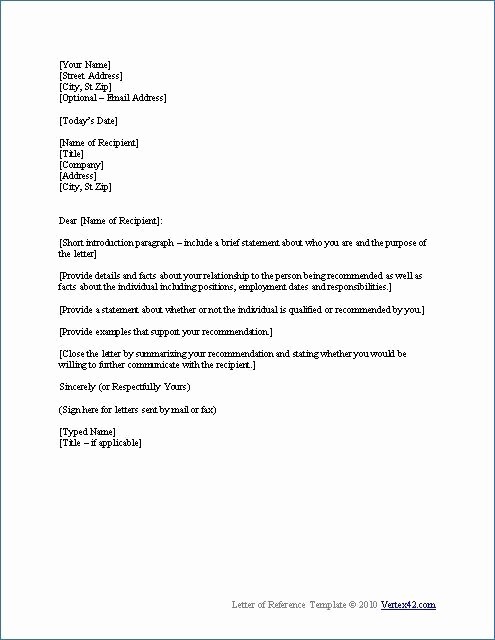 Letter Of Recommendation for Loan Beautiful Search Results for “bank Reference Sample Letter
