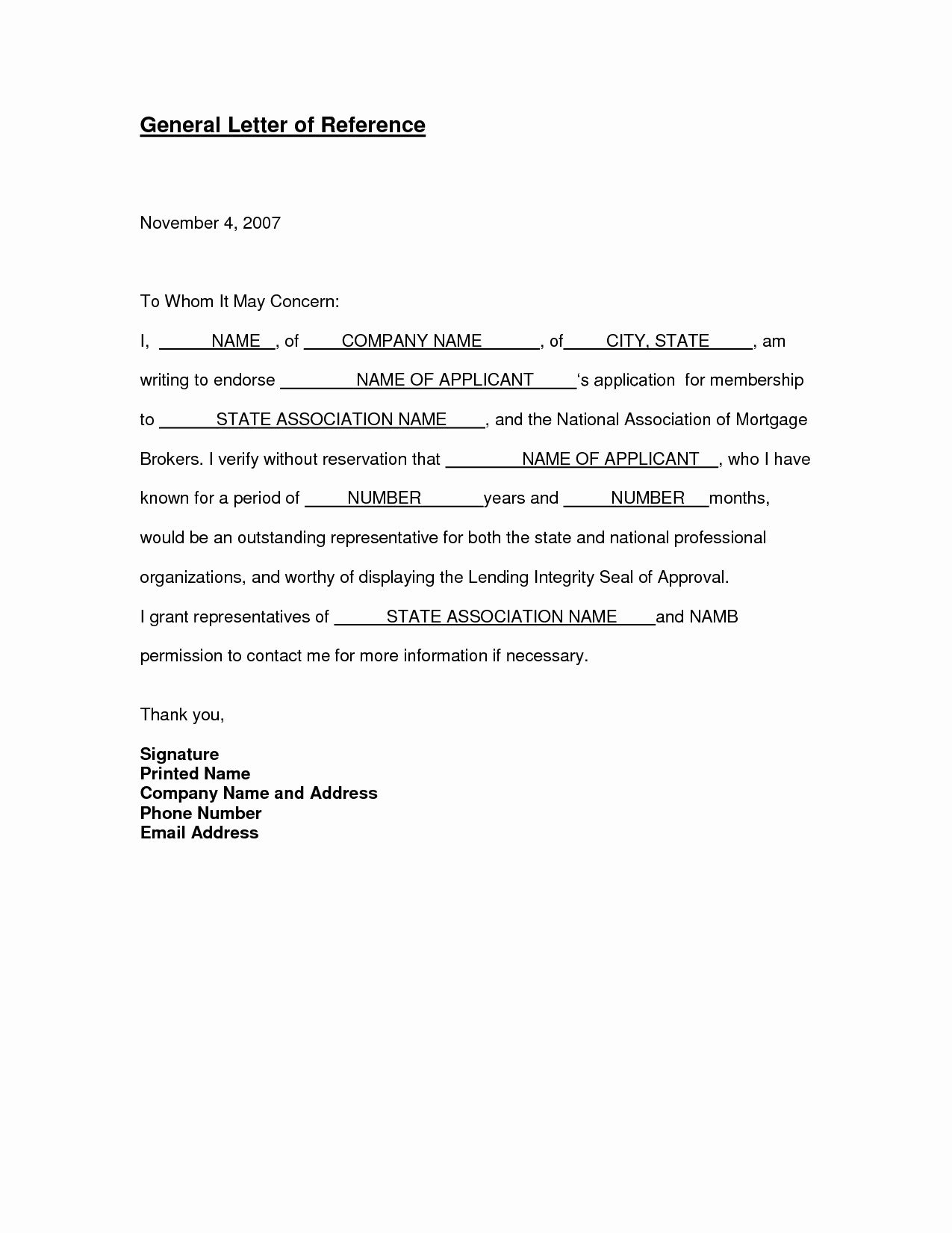 Letter Of Recommendation for Loan New Mortgage Reference Letter From Employer Template Samples