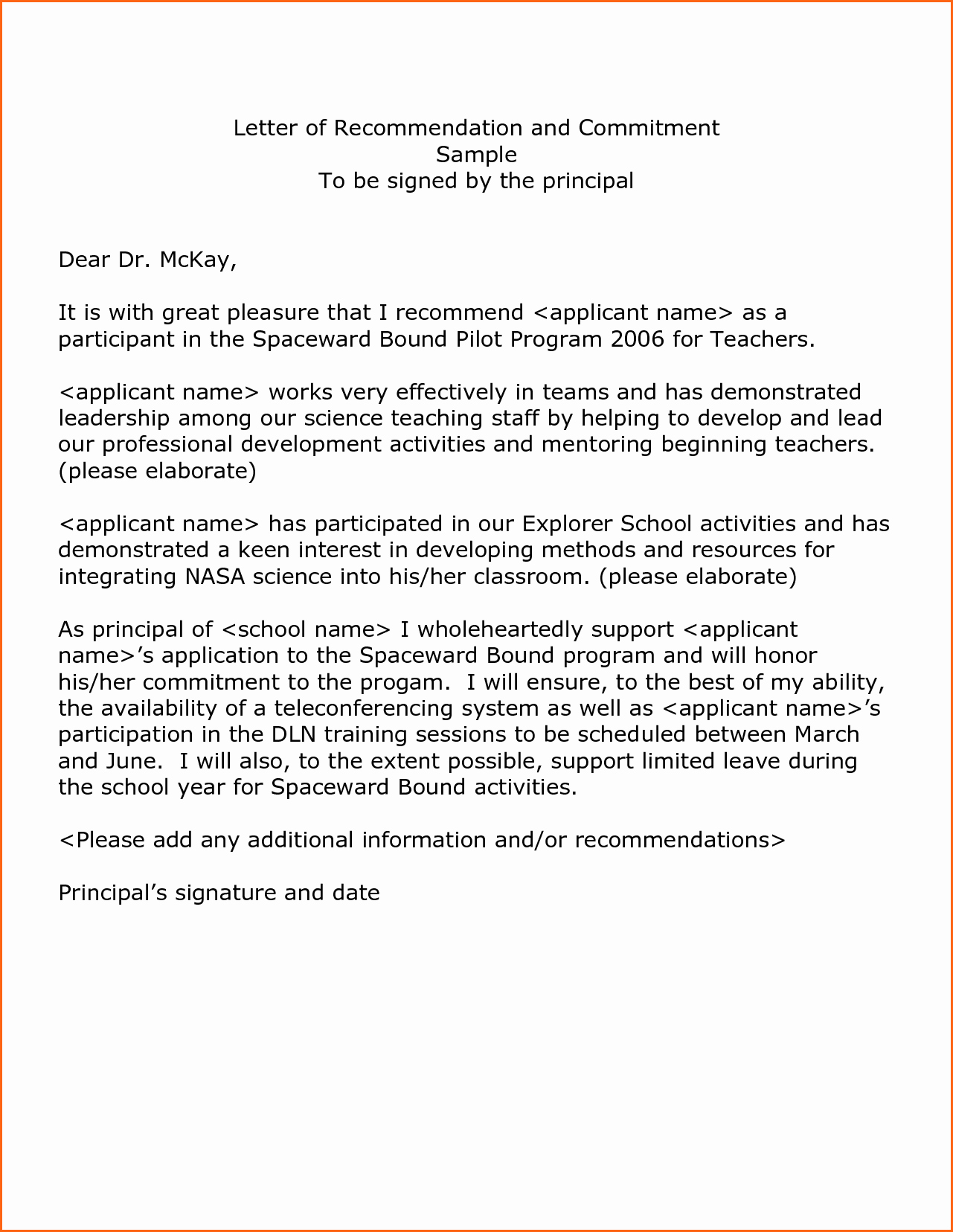 Letter Of Recommendation Letter Example New 8 Examples Letters Re Mendation Bud Template