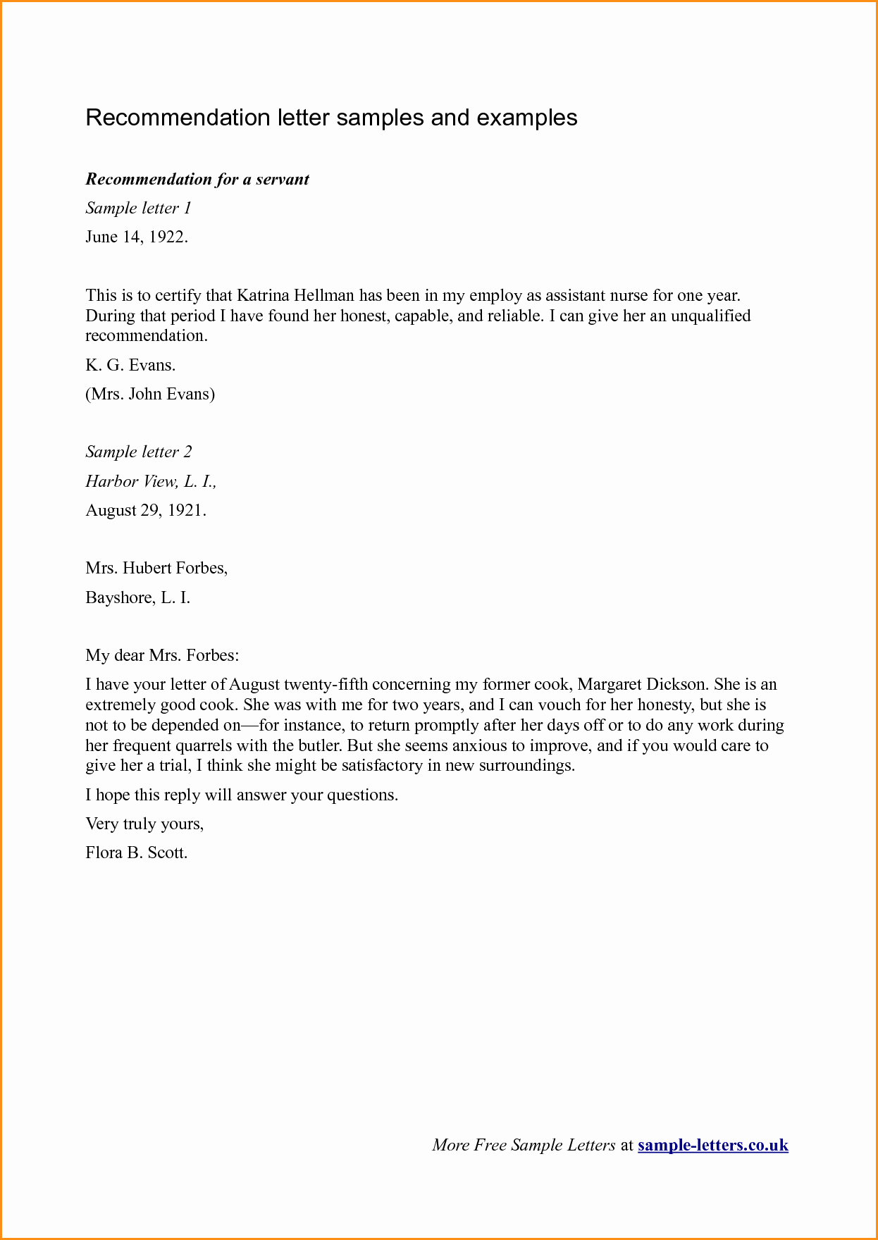 Letter Of Recommendation Letter Example Unique 11 Good Letter Of Re Mendation Example
