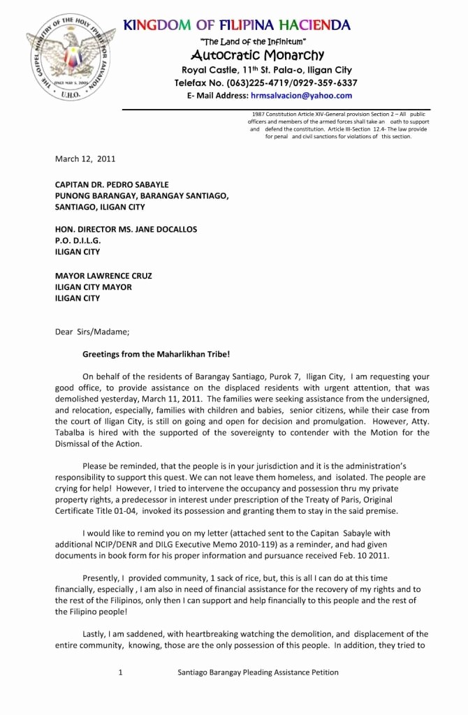 Letter to City Council Template Beautiful Letter format to City Mayor Hollywoodcinema Throughout