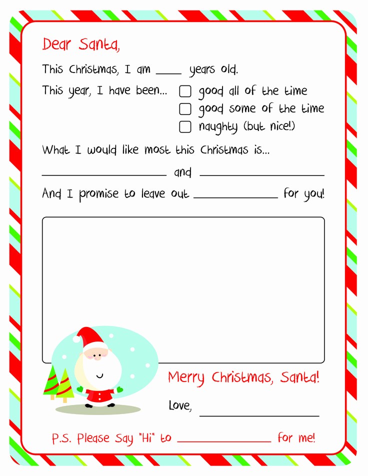 Letter to Santa Claus Templates Inspirational Best 25 Letter to Santa Ideas On Pinterest