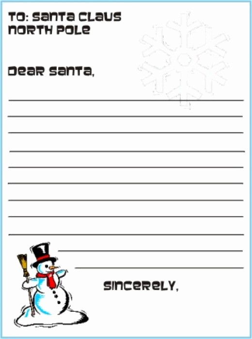 Letter to Santa Claus Templates Inspirational Get A Free Dear Santa Letter Template