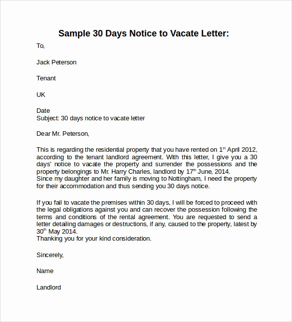50 Letter To Tenant About Repairs Ufreeonline Template