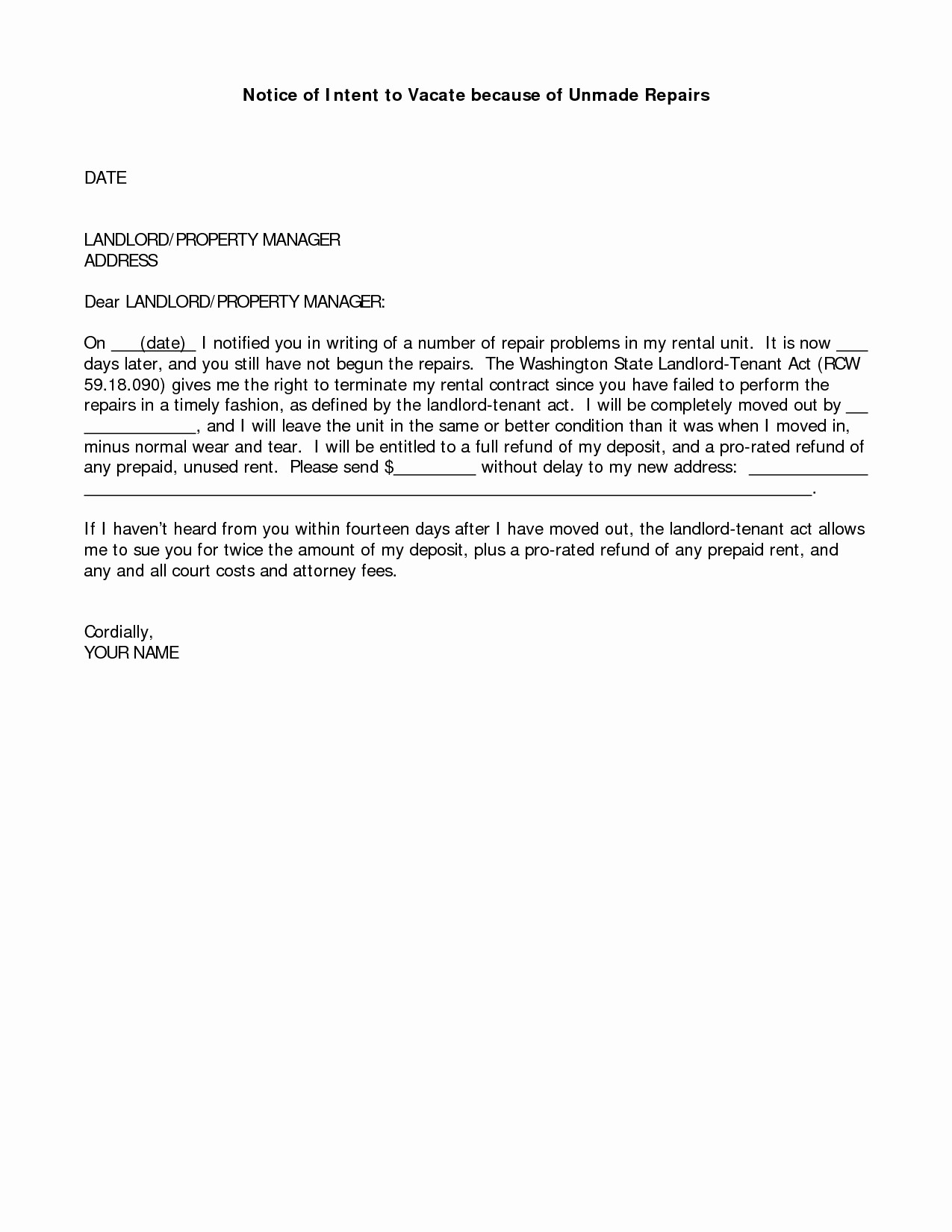 Letter to Tenant About Repairs Unique Sample Letter Moving Out Apartment Latest Bestapartment 2018