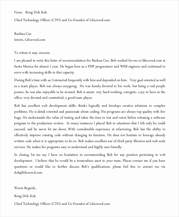 Letters Of Reference for Employees Elegant 13 Employment Reference Letter Templates Free Sample