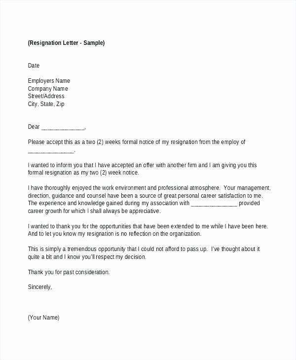 Letters Of Resignation for Retirement Luxury Retirement Letter to Employer Gorgeous Template Bio format