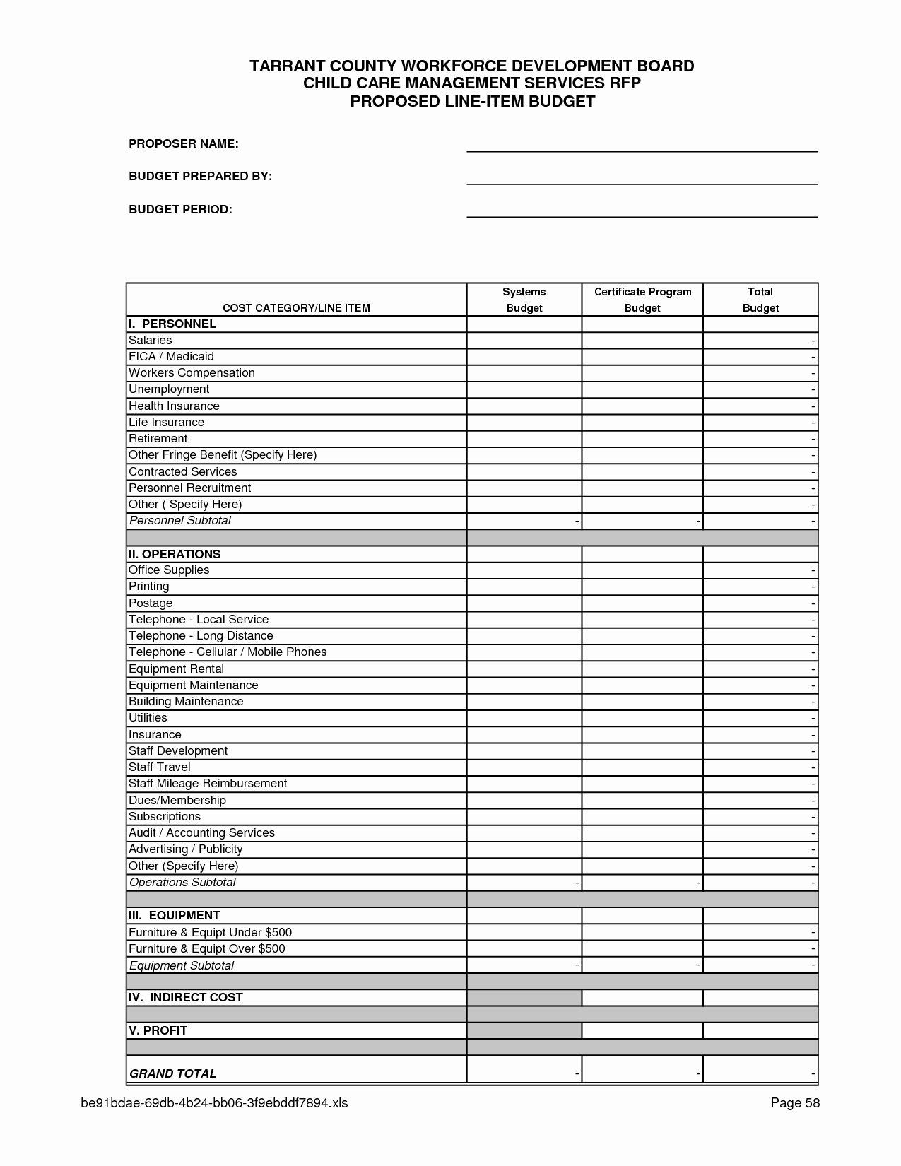 Line Item Budget Template Excel Luxury 10 Best Of Sample Contingency Line with A Bud
