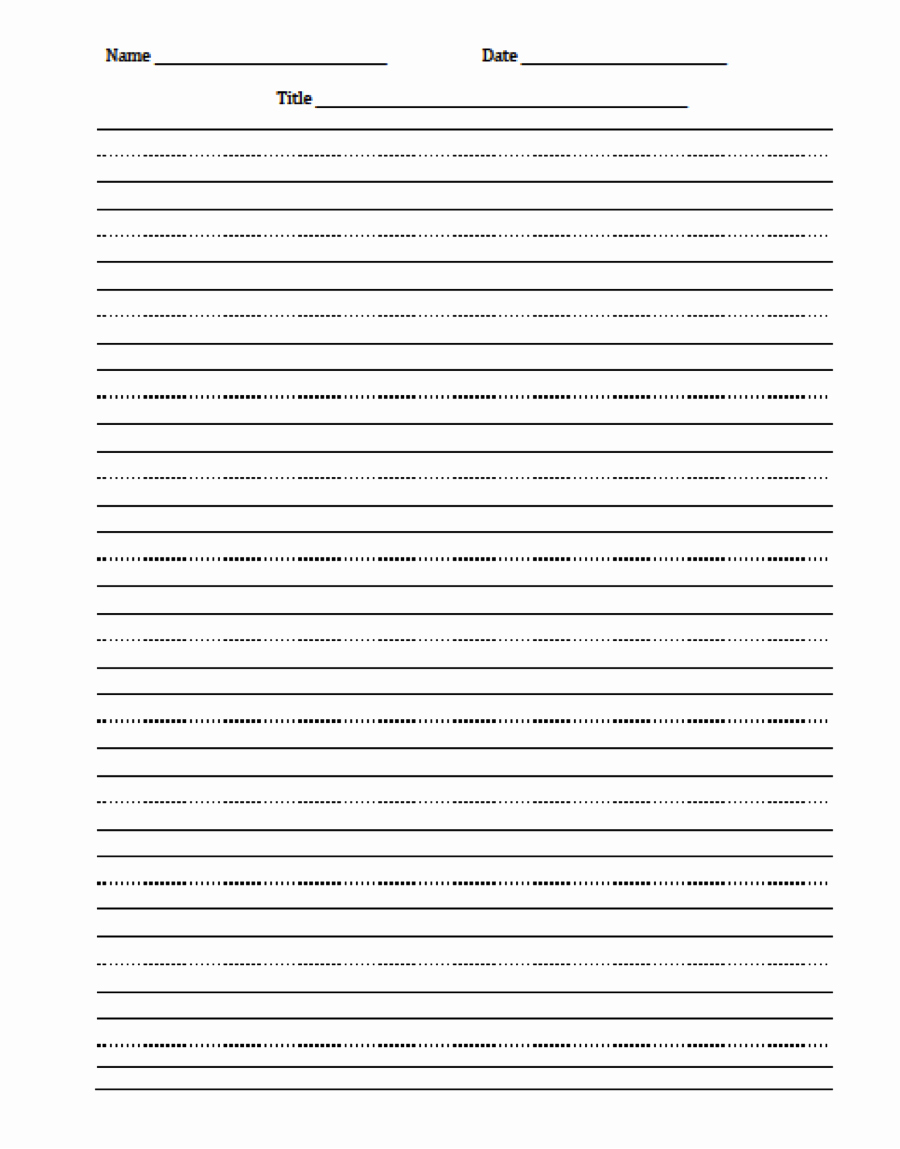 Lined Paper for Handwriting Practice Beautiful Printable Handwriting Paper with Names Printable 360 Degree