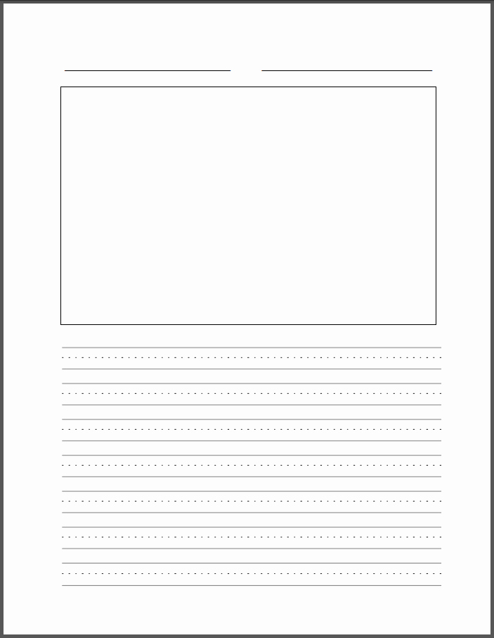 Lined Paper for Handwriting Practice Best Of Four Line Writing Paper Printable Printable Pages
