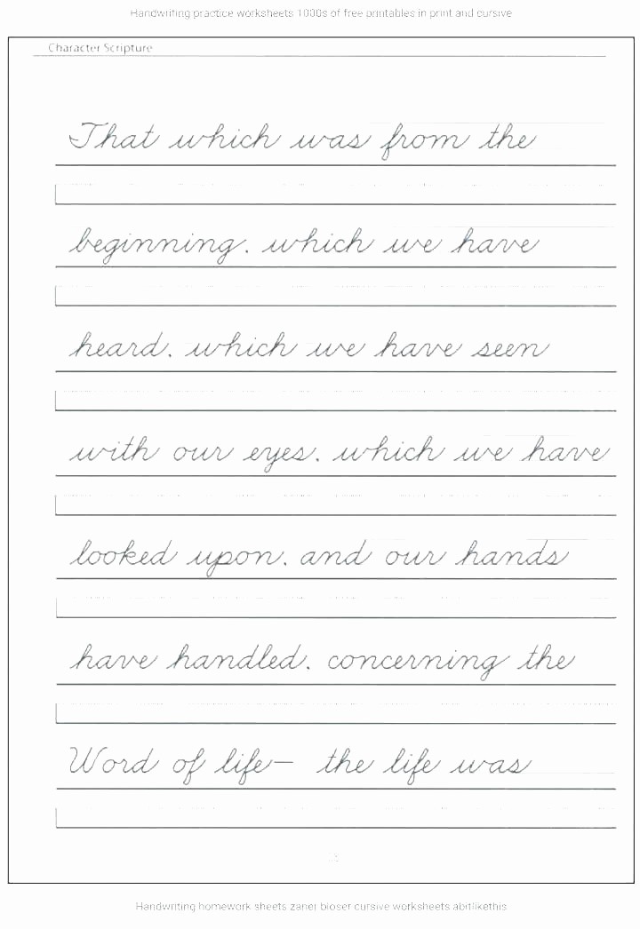Lined Sheets for Handwriting Practice Fresh Free Printable Cursive Writing Paper Unique Lined for