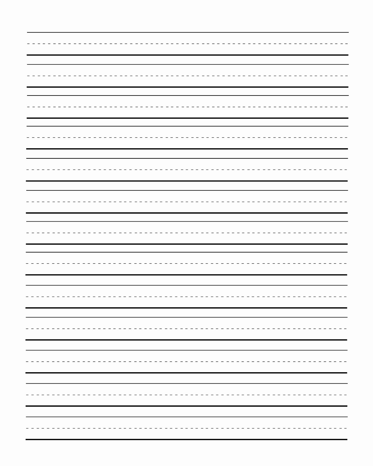 Lined Sheets for Handwriting Practice Luxury Blank Handwriting Worksheets for Kindergarten Blank