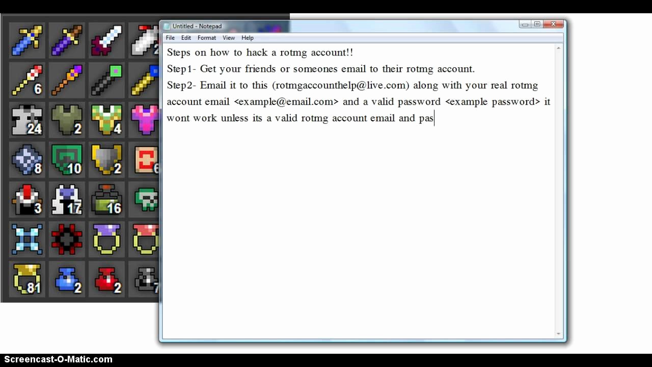 Live Com Login Email Account Elegant How to Hack A Rotmg Account 2013 December