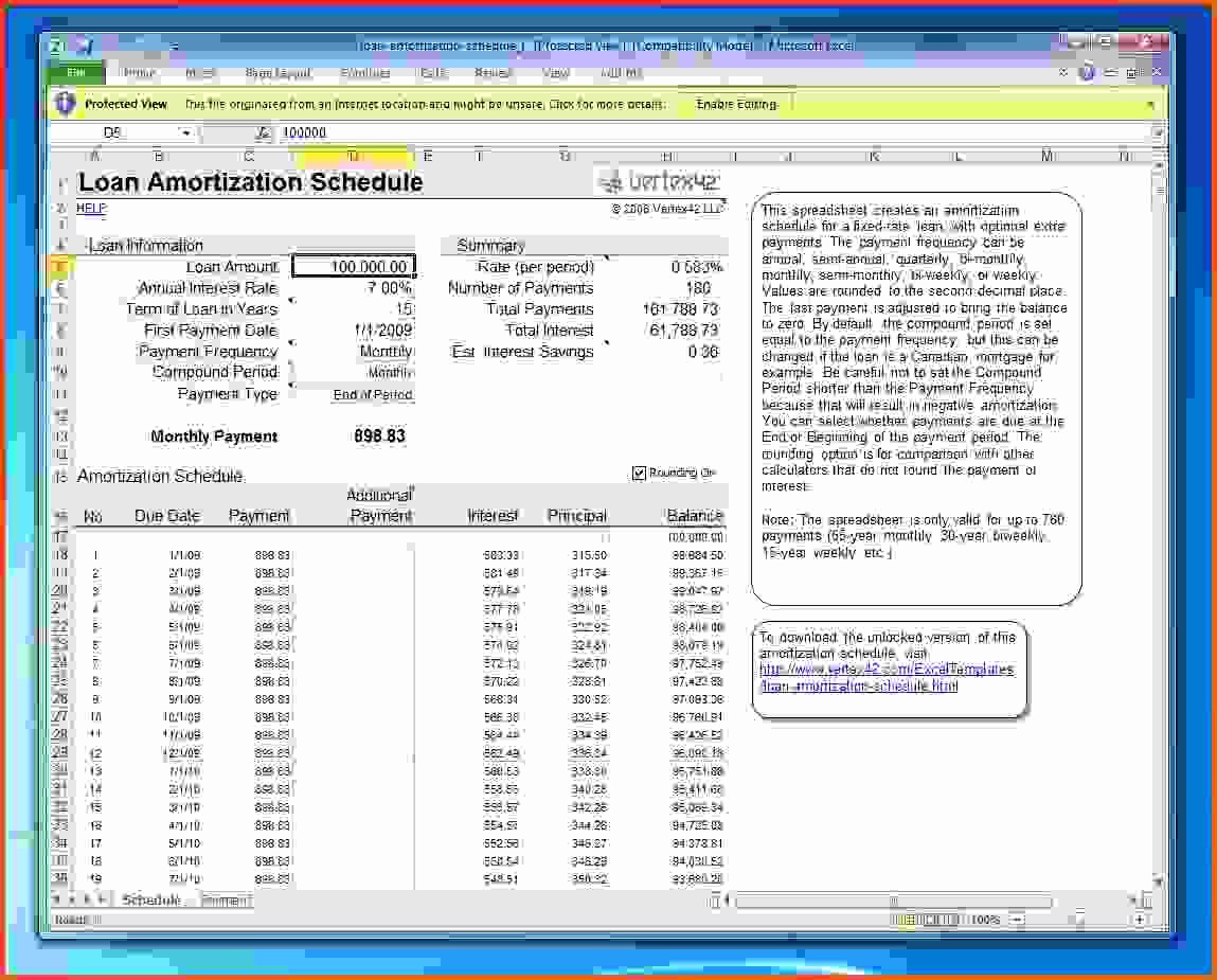 Loan Amortization Calculator Extra Payments Lovely Mortgage Amortization Spreadsheet Excel Free and Mortgage