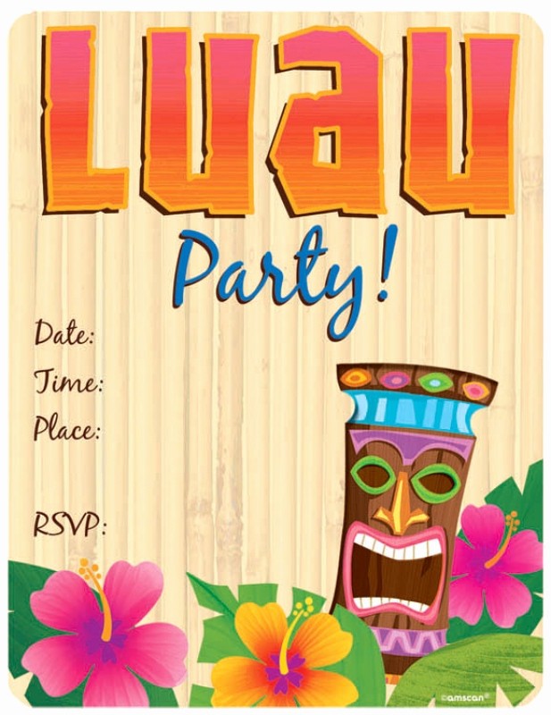 Luau Party Invitations Templates Free Best Of 54 Lovely Luau Invitations