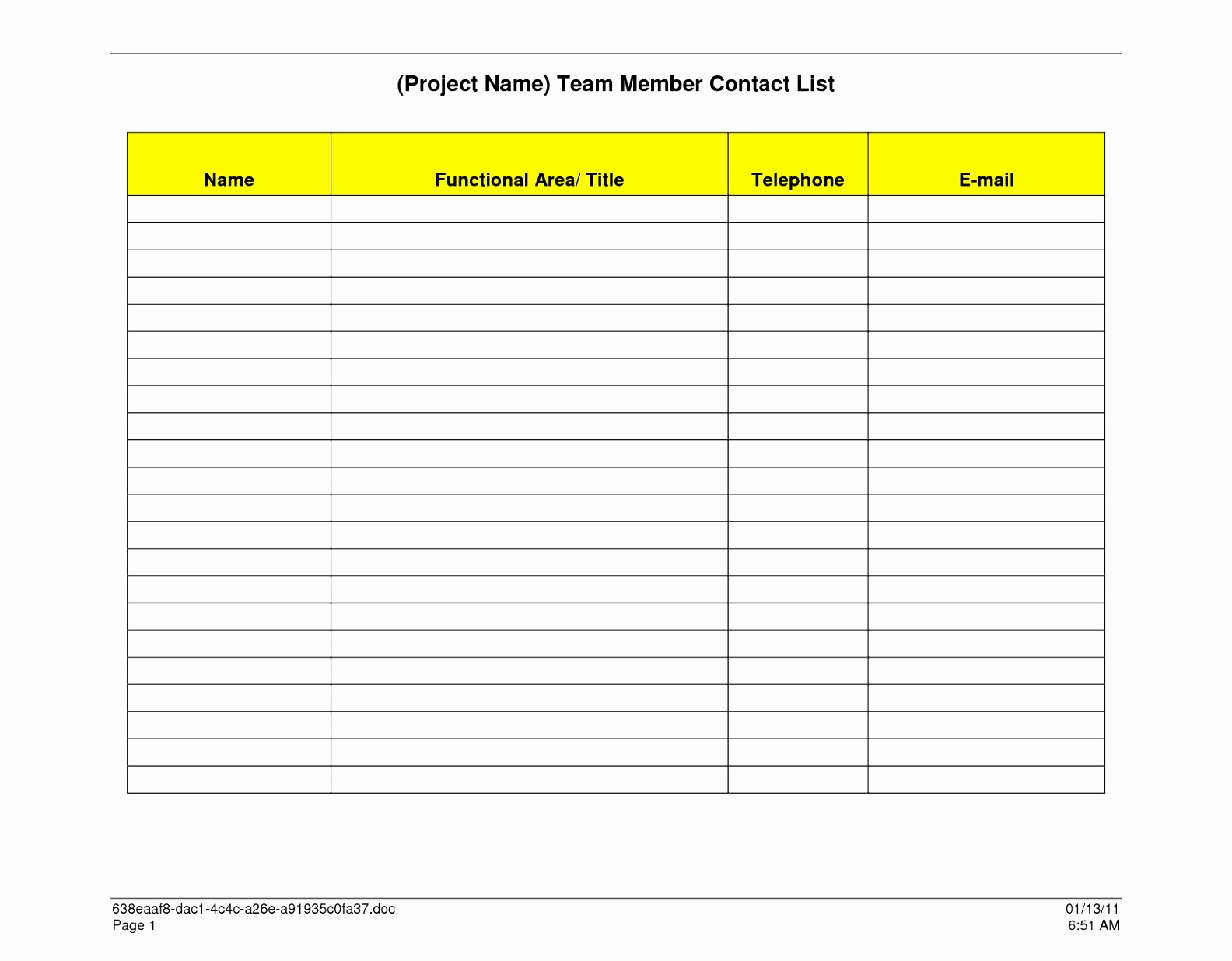 Mailing List Template Microsoft Word Unique 6 Excel Mailing List Template Free Etora