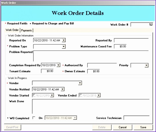 Maintenance Work order Template Excel Best Of 8 Maintenance Work order Template Excel Exceltemplates