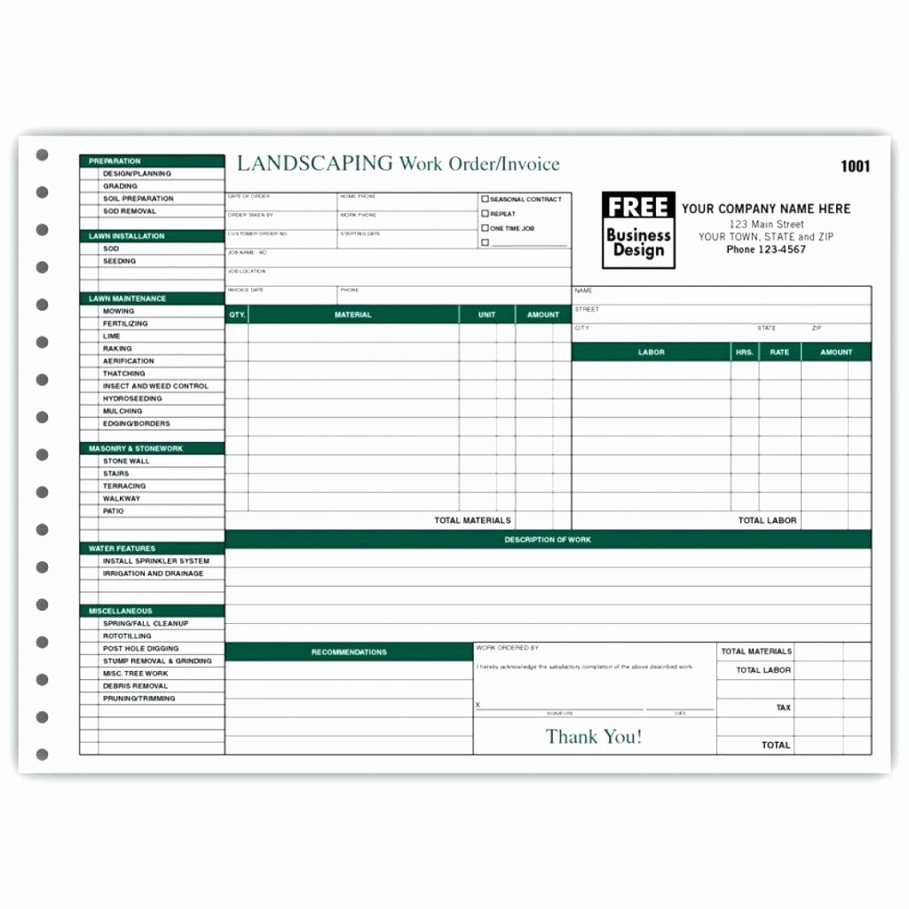 Maintenance Work order Template Excel Unique 96 Work order Invoice Template Free Work order Sample