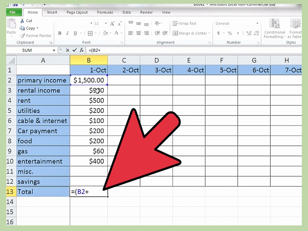 Make A Budget On Excel Beautiful How to Make A Personal Bud On Excel with