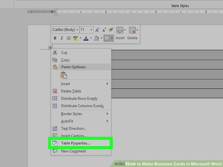 Make A Card In Word New How to Make Business Cards In Microsoft Word with