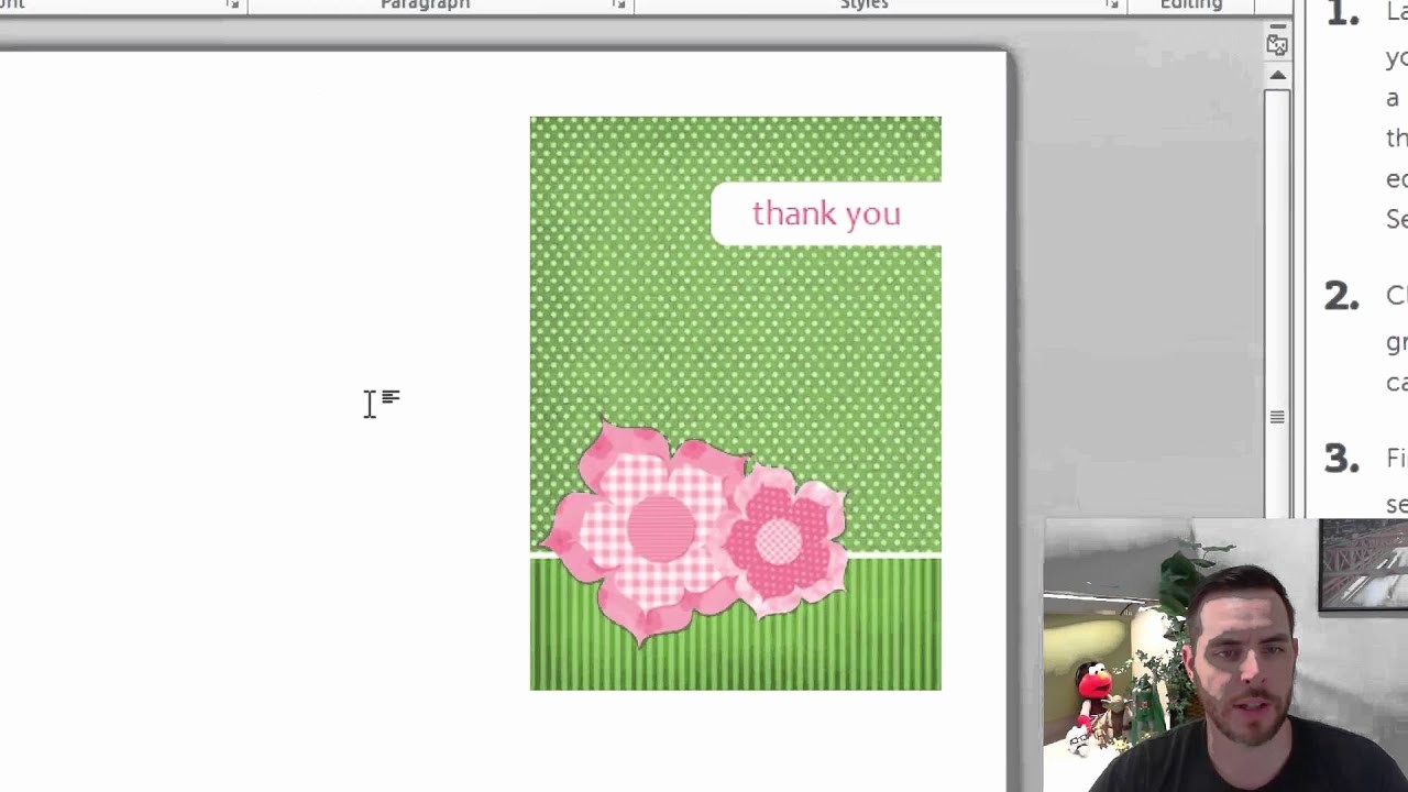 Make A Card In Word Unique How to Create Greeting Cards In Microsoft Word