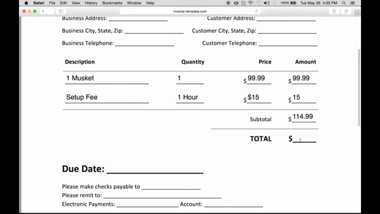 Make An Invoice On Word Elegant How to Make A Business Invoice Excel Pdf