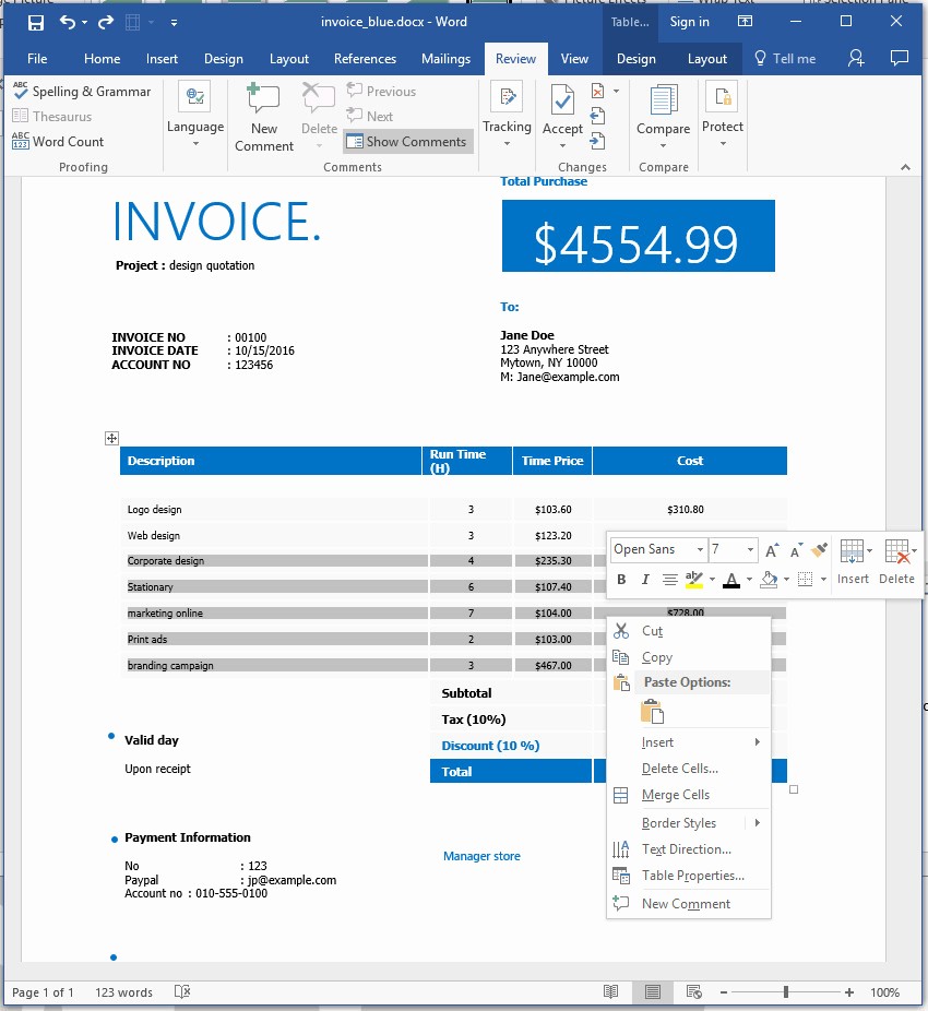 Make An Invoice On Word Lovely How to Make An Invoice In Word From A Professional Template