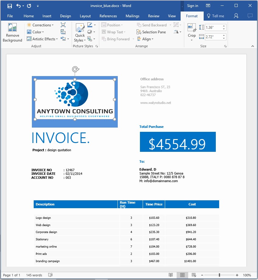 Make An Invoice On Word New How to Make An Invoice In Word From A Professional Template