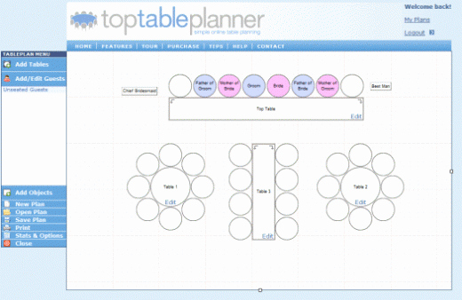 Make Seating Chart Online Free Fresh Drag and Drop Line Seating Charts for Weddings and