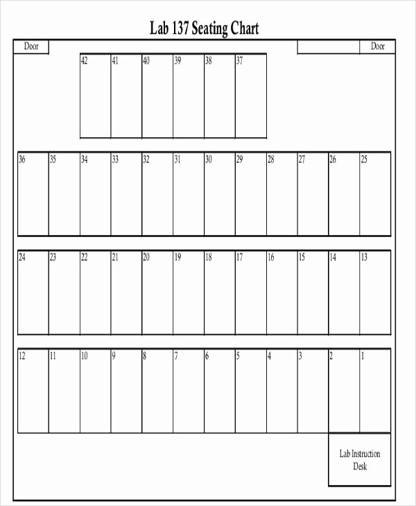 Make Seating Chart Online Free New 11 Seating Chart Template – Free Sample Example format