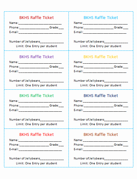 Make Your Own Ticket Template Awesome 45 Raffle Ticket Templates