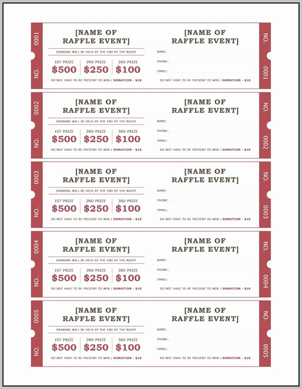 Make Your Own Ticket Template Fresh Draw Tickets Template Resume Examples Gokv4yekp6