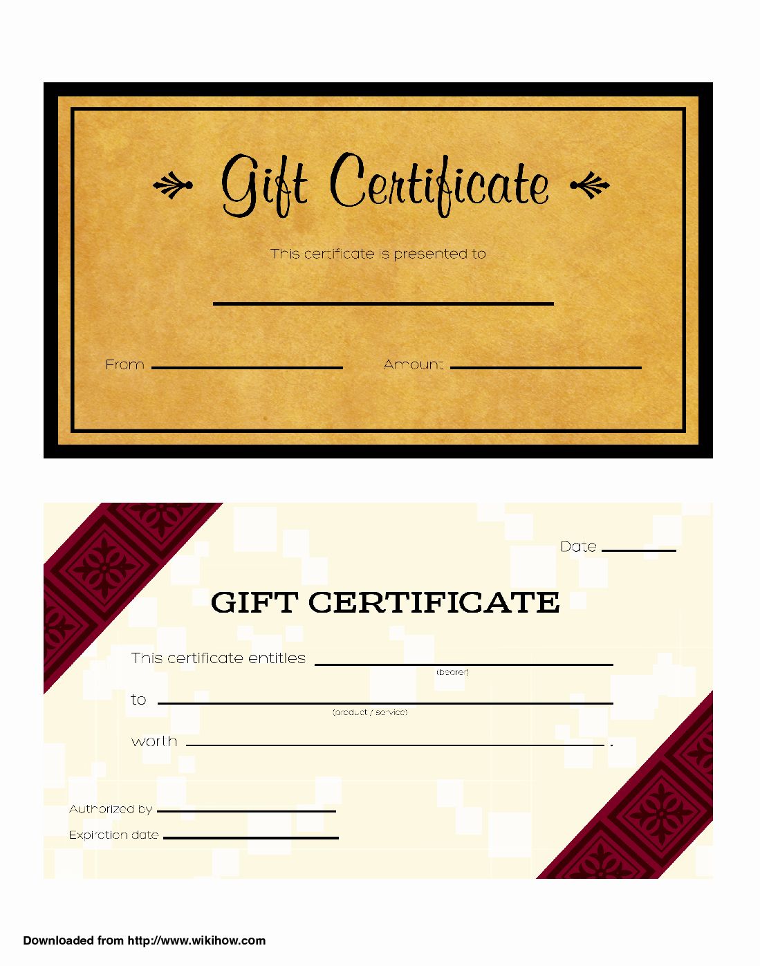 Making Gift Certificates Online Free Elegant Blank Gift Certificate Template Mughals