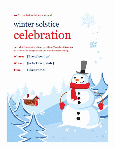 Making Invitations On Microsoft Word New Christmas Invitation Template format Example