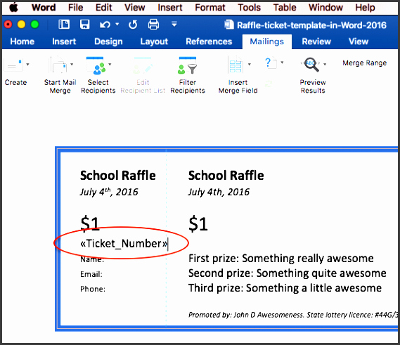 Making Your Own Raffle Tickets Best Of 4 How to Create Raffle Ticket In Word Sampletemplatess
