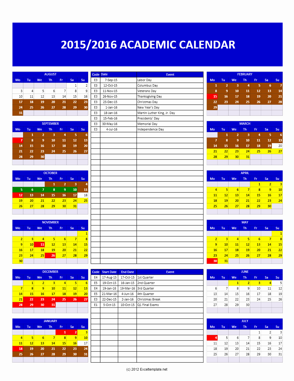 Marketing Calendar Template Excel 2015 Elegant Calendar Archives
