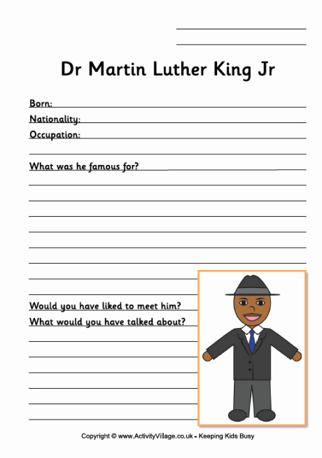 Martin Luther King Jr Template Unique Printable Childrens Advent Calendar 2014