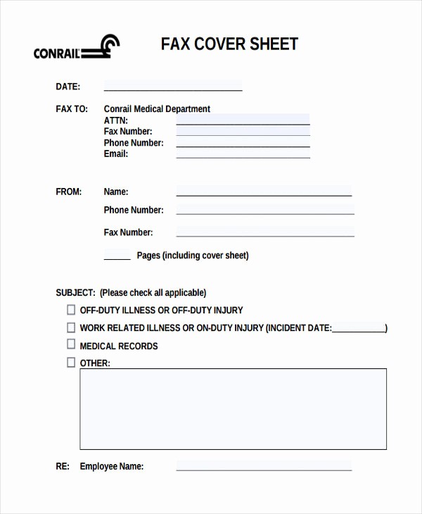 Medical Fax Cover Sheet Template Fresh 5 Medical Sheet Templates Free Samples Examples format
