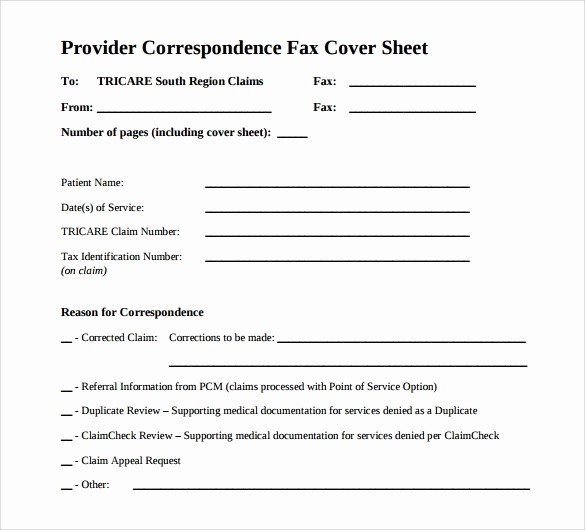 Medical Fax Cover Sheet Template New 28 Fax Cover Sheet Templates