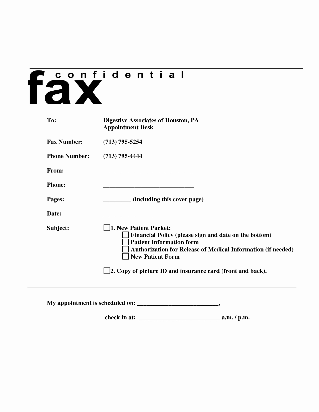Medical Fax Cover Sheet Template Unique 8 Best Of Health Information Fax Cover Sheet